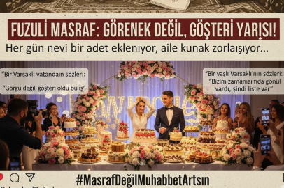 FUZULİ MASRAF: GÖRENEK DEĞİL, GÖSTERİ YARIŞI!