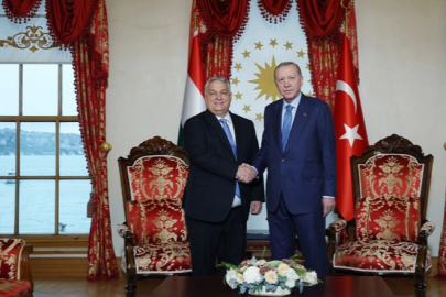 Macaristan Başbakanı Orban Dolmabahçe'de