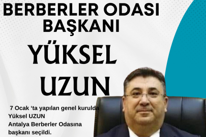 ANTALYA BERBERLER ODASI’NDA SEÇİM MARATONU SONA ERDİBerber Esnafı Net Konuştu: Başkan Yüksel Uzun