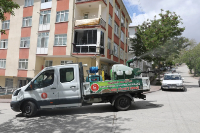 Ankara Keçiören'de çevre ilaçlanıyor