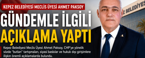 Ahmet Paksoy, gündemde yer alan CHP kurultayı tartışmaları ve “mutlak butlan” iddialarıyla ilgili dikkat çeken bir açıklama yaptı.